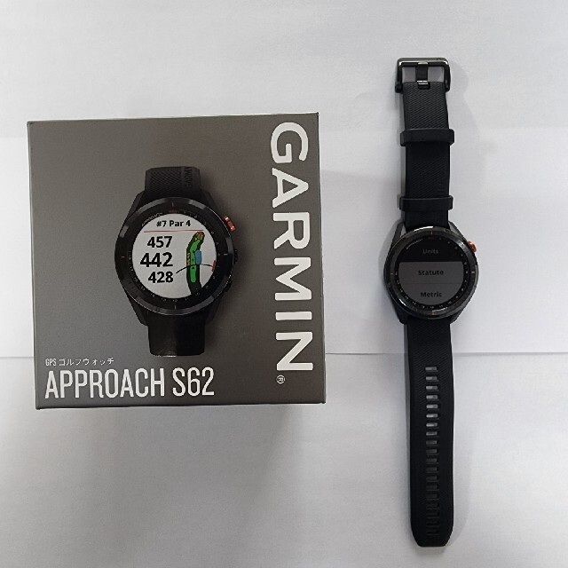 【新品未開封】ブラック　GARMINゴルフナビ GPS Approach S62