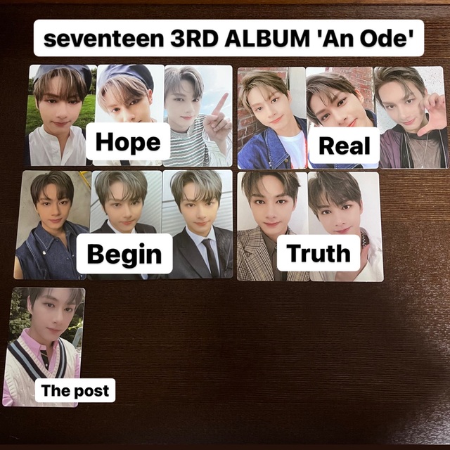 SEVENTEEN - SEVENTEEN 3rd ALBUM An Ode トレカ ジュンの通販 by 購入 ...