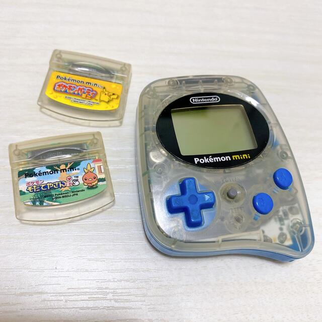 Pokémon mini 本体+ソフト2本セット