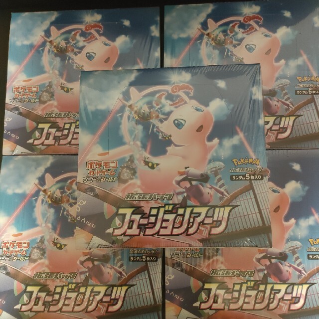 ポケモンカード　ヒュージョンアーツ 5box