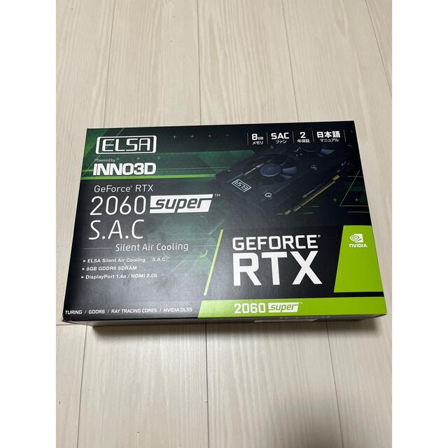 【保証期間内】ELSA RTX 2060 Super 8G【非2060】スマホ/家電/カメラ