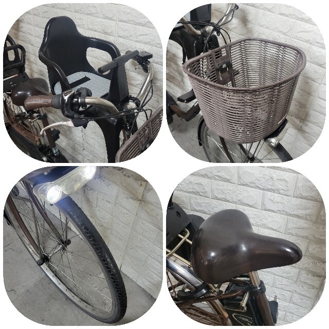 ☆Panasonic電動自転車ViVi大容量8Ah☆子供乗せ☆美品☆室内保管