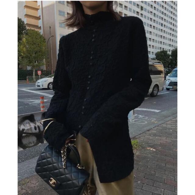 Ameri VINTAGE(アメリヴィンテージ)のAmeri  新品★ 3WAY BUMPY KNIT TOP ★ レディースのトップス(カットソー(長袖/七分))の商品写真