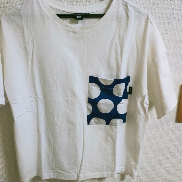 UNIQLO(ユニクロ)のユニクロ　marimekko　Ｍ　黒白2枚！ レディースのトップス(Tシャツ(半袖/袖なし))の商品写真