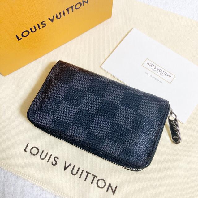 LV ルイヴィトン ダミエ グラフィット ジッピー コインケース 財布-