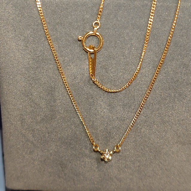 K18金 0.05ct メレダイヤモンドネックレス ずっと気になってた