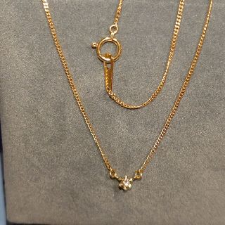 ジュエリーマキ(ジュエリーマキ)のK18金　0.05ct　メレダイヤモンドネックレス(ネックレス)