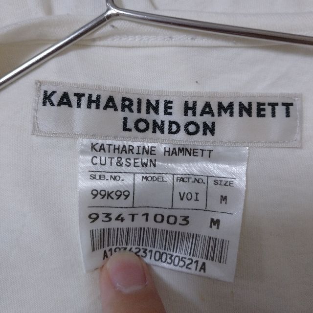 KATHARINE HAMNETT(キャサリンハムネット)のKATHARINE HAMNETT LONDON 半袖Tシャツ メンズのトップス(Tシャツ/カットソー(半袖/袖なし))の商品写真