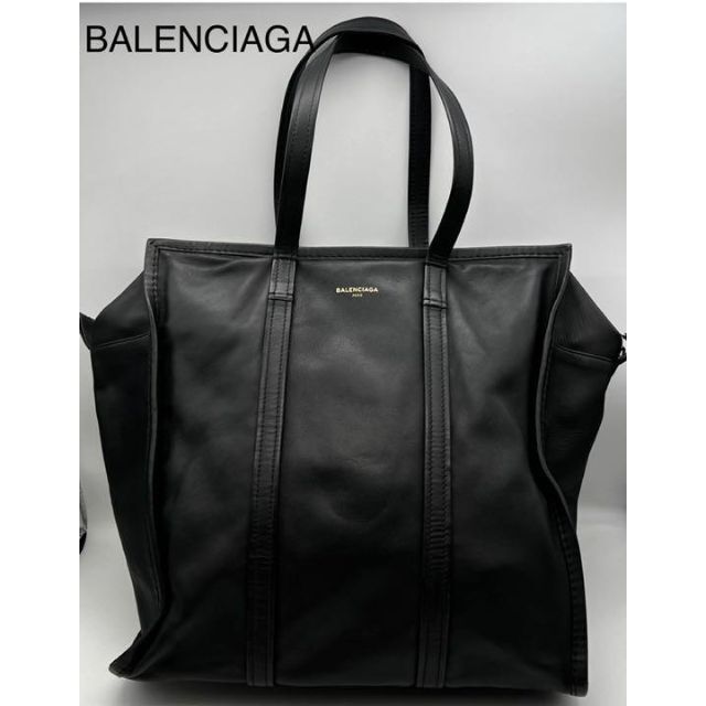 BALENCIAGA バレンシアガ　バザールショッパー レザートートバッグ