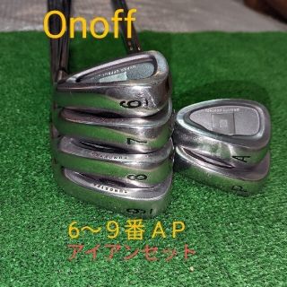 オノフ(Onoff)のオノフ　アイアン6番７番8 番9 番　P  A【R】 グリップ黒(クラブ)