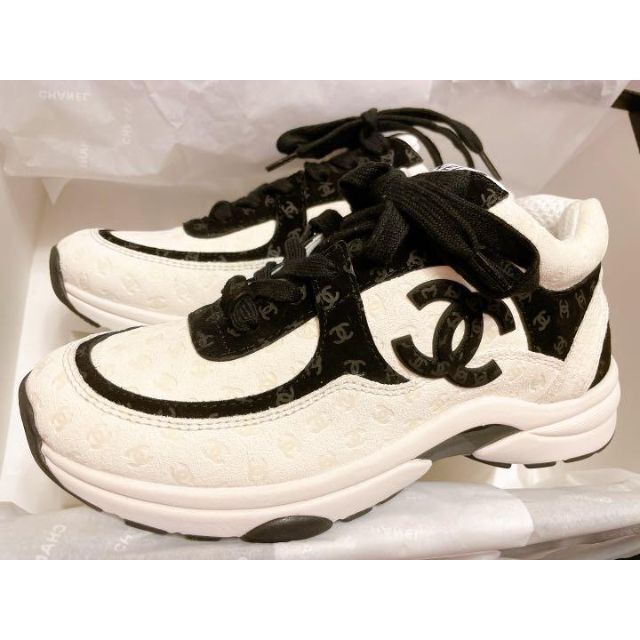 激安の CHANEL - 激レア CHANEL シャネル ココマーク スニーカー 35