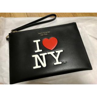 ケイトスペードニューヨーク(kate spade new york)のアイ ラブ ニューヨーク X ケイト スペード　ポーチ リスレット(ポーチ)