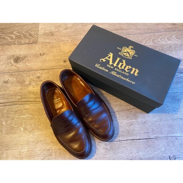 alden オールデン N5202F ペニーローファー サイズ:7 1/2D メンズの靴/シューズ(スリッポン/モカシン)の商品写真