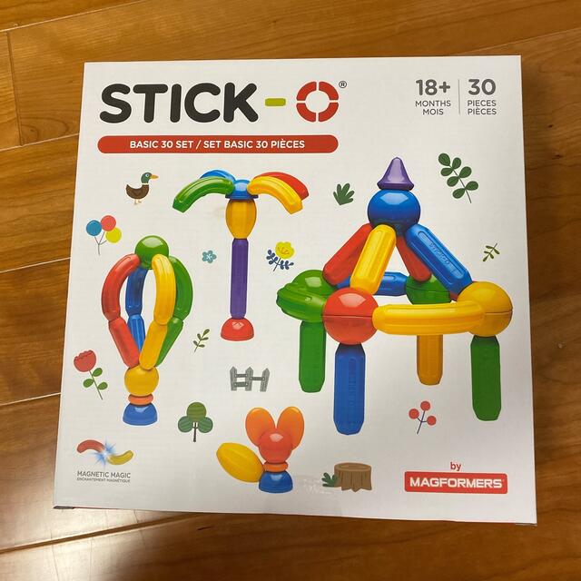 BorneLund(ボーネルンド)の新品　未開封　STICK-O スティック・オー　ベーシック30 キッズ/ベビー/マタニティのおもちゃ(知育玩具)の商品写真