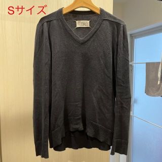 マルタンマルジェラ(Maison Martin Margiela)のmaison margiela メゾンマルジェラ Vネックニット ネイビー S(ニット/セーター)