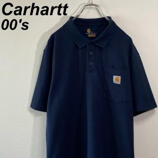 カーハート(carhartt)の古着 00s カーハート ポロシャツ L ワンポイント ポケット付 ワーク系(シャツ)