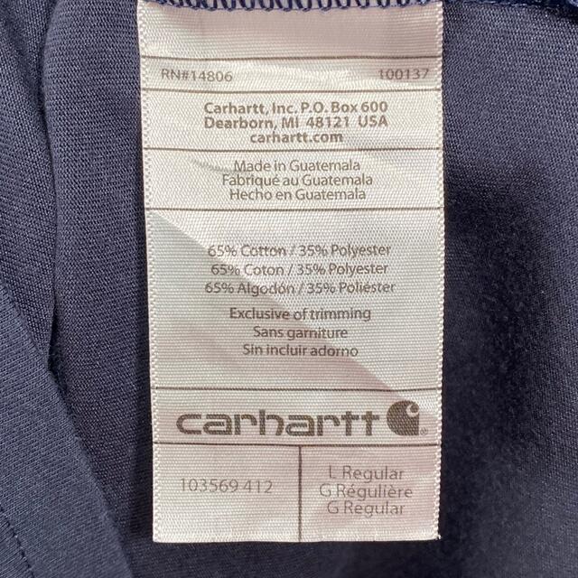 carhartt(カーハート)の古着 00s カーハート ポロシャツ L ワンポイント ポケット付 企業物 メンズのトップス(ポロシャツ)の商品写真