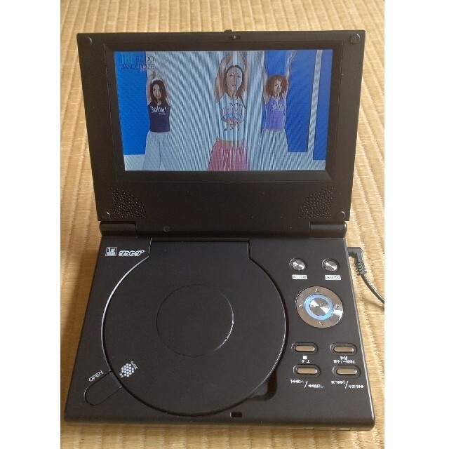 【ジャンク品】ポータブルDVDプレーヤー・ワンセグ内蔵 スマホ/家電/カメラのオーディオ機器(ポータブルプレーヤー)の商品写真