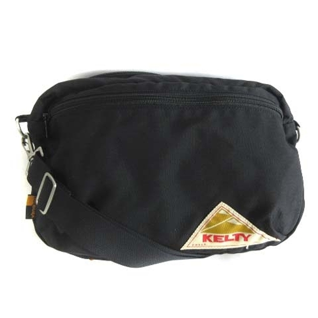 KELTY(ケルティ)のケルティ ウエストポーチ ボディバッグ ショルダー 肩掛け ロゴ 黒 鞄 メンズのバッグ(ウエストポーチ)の商品写真