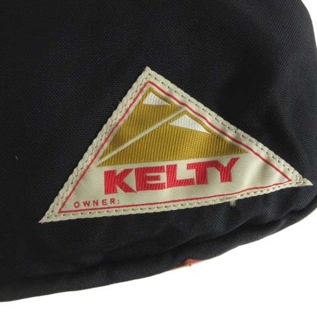 KELTY(ケルティ)のケルティ ウエストポーチ ボディバッグ ショルダー 肩掛け ロゴ 黒 鞄 メンズのバッグ(ウエストポーチ)の商品写真