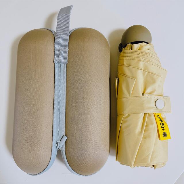 折り畳み傘 コンパクト 晴雨兼用 日傘 軽量 UVカット 遮光 ケース付 レディースのファッション小物(傘)の商品写真
