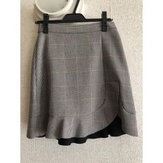 ザラ(ZARA)のZARA ザラ ミニスカート スカート フリル 台形(ひざ丈スカート)