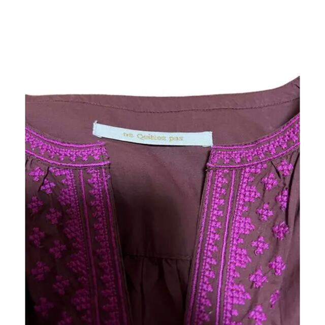 きゅい様専用 ヌキテパ エンブロイダリー 刺繍 ロングワンピース インド製 レディースのワンピース(ロングワンピース/マキシワンピース)の商品写真