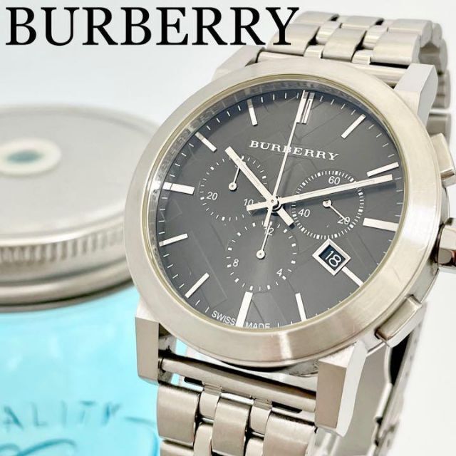 65 BURBERRY バーバリー時計 メンズ腕時計 デイト クロノグラフ 人気