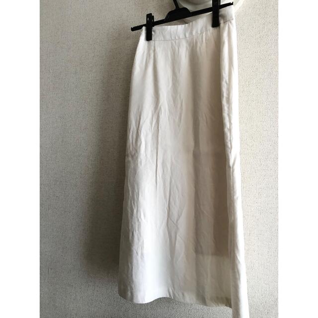 MERCURYDUO(マーキュリーデュオ)のマーキュリーデュオ ロングスカート タイトスカート スカート 白 ホワイト レディースのスカート(ロングスカート)の商品写真