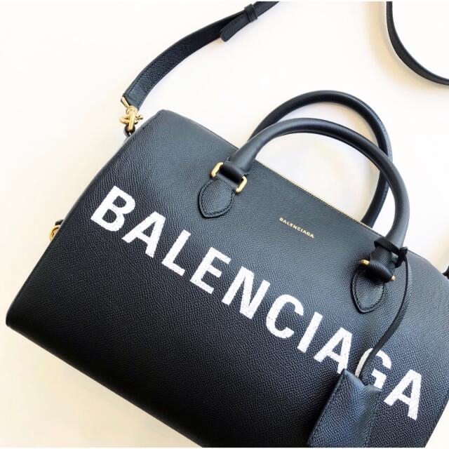 ハンドバッグBALENCIAGA バレンシアガ  ボウリング　ダッフル　バッグ