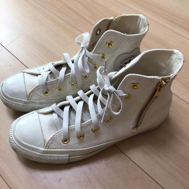 CONVERSE(コンバース)のコンバース ホワイト ハート ロゴ レディースの靴/シューズ(スニーカー)の商品写真