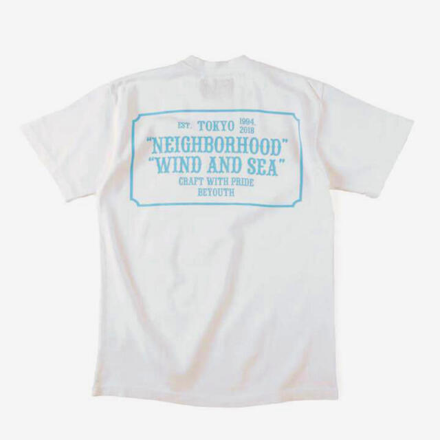 NEIGHBORHOOD × WIND AND SEA Tシャツ 白L | eloit.com