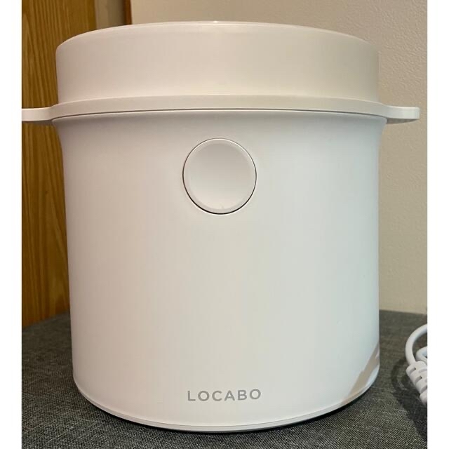 LOCABO 糖質カット炊飯器 ホワイト JM-C20E-W