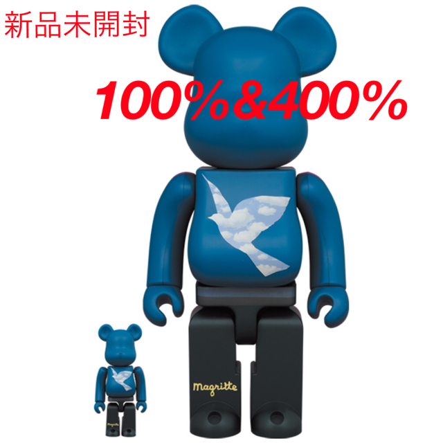 BE@RBRICK René Magritte 100%&400%ルネマグリット美術品/アンティーク