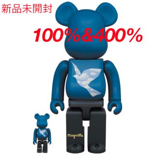 メディコムトイ(MEDICOM TOY)のBE@RBRICK René Magritte 100%&400%ルネマグリット(その他)