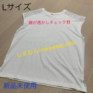 シマムラ(しまむら)のしまむら　teraさんコラボ　フレンチT トップス　Lサイズ(Tシャツ(半袖/袖なし))