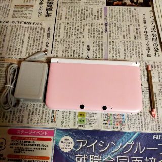 ニンテンドー3DS(ニンテンドー3DS)のニンテンドー3DS LL ピンク×ホワイト(携帯用ゲーム機本体)