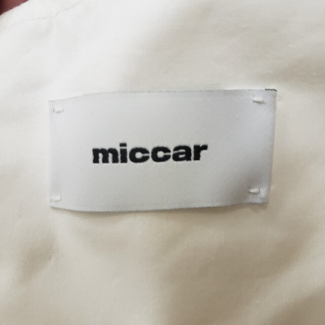 miccar コットンシルクギャザーブラウス　36トップス