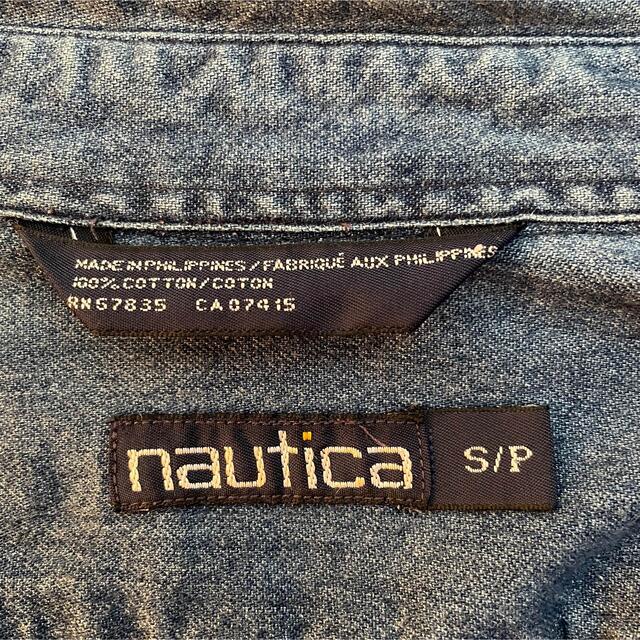 NAUTICA(ノーティカ)の古着 90s Nautica 長袖 デニムシャツ ダンガリー シャツ メンズのトップス(シャツ)の商品写真