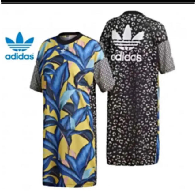 adidas ワンピース　ロングTシャツ 7