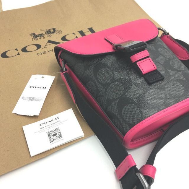 [COACH] 日本未発売カラー クロスボディフラップバッグ C3134