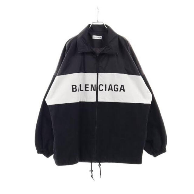 予約販売 Balenciaga サイズ38 デニム ナイロン トラックジャケット BALENCIAGA ナイロンジャケット 