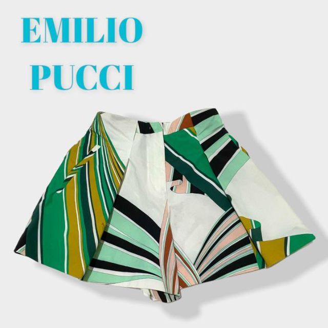 レア！エミリオプッチ EMILIO PUCCI 総柄 ショートパンツ プッチ柄