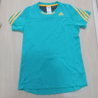 アディダス(adidas)のadidas♡ブルー速乾Tシャツ(Tシャツ(半袖/袖なし))