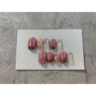 【現品限り】ネイルチップ  5 ハンドメイドのアクセサリー(ネイルチップ)の商品写真