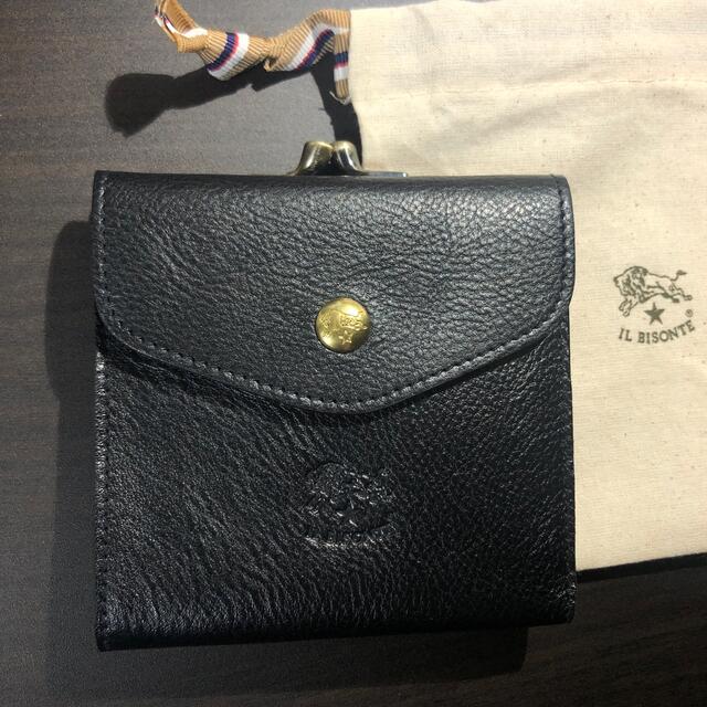 イルビゾンテ 二つ折り 財布 黒 ブラック - 通販 - gofukuyasan.com