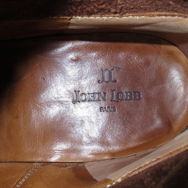 JOHN LOBB(ジョンロブ)のジョンロブ ダブルモンクストラップ ブーツ チャッカ レザー ベルト 茶 メンズの靴/シューズ(ブーツ)の商品写真