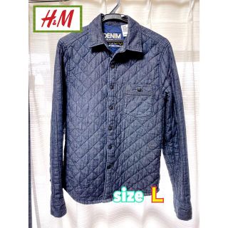 エイチアンドエム(H&M)の期間限定値下げ中！H&Mインディゴブルーシャツ(シャツ)