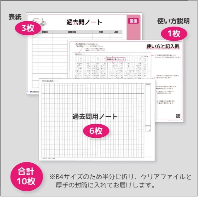 中学受験 国語 過去問ノート【KG006】 エンタメ/ホビーの本(語学/参考書)の商品写真