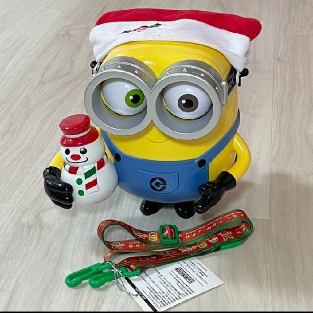 USJ ミニオンクリスマスポップコーンバケツ スナックケース 2個セット